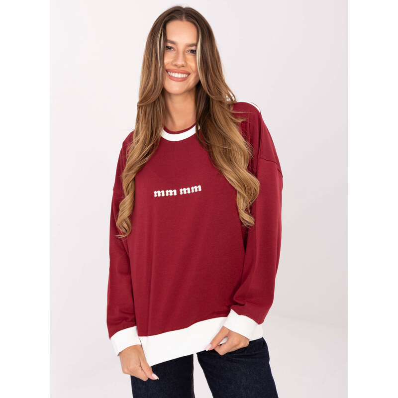 RELEVANCE Blouse-RV-BZ-A878.51-burgundy