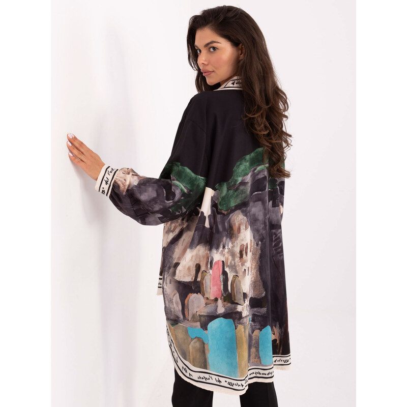 RUE PARIS Shirt-IT-KS-18729.12-black