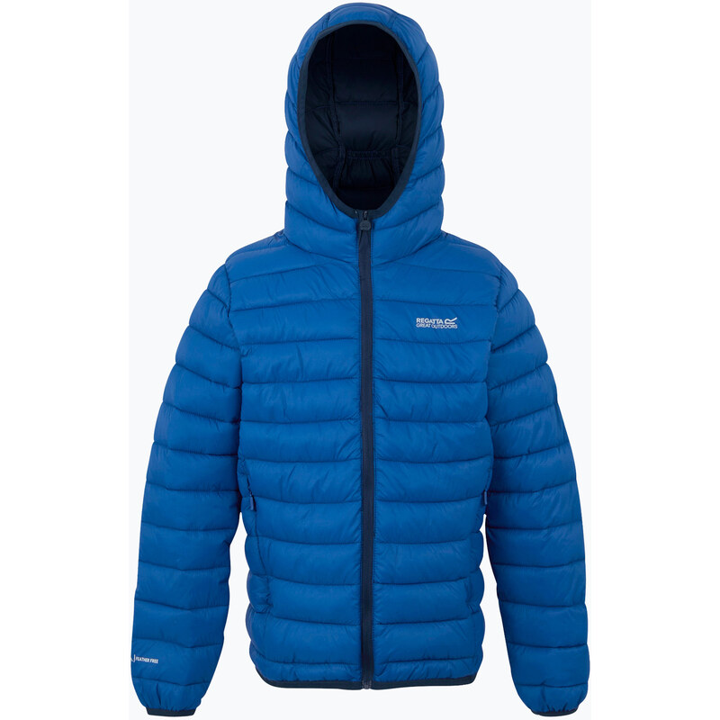 Dětská bunda REGATTA Hooded Marizion snorkel blue/moonlight
