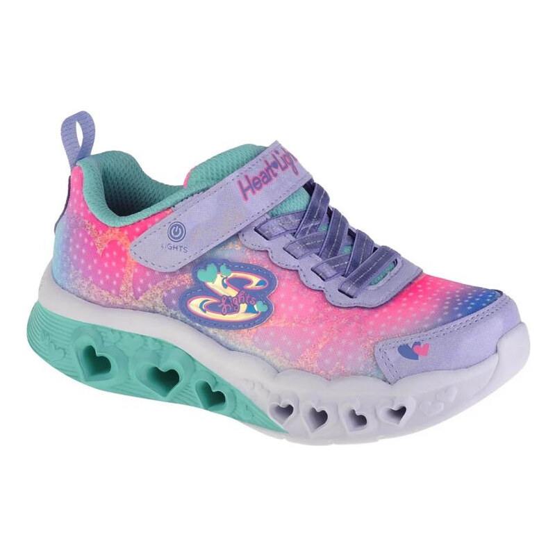 Boty Skechers Flutter Heart Lights Jr 302315L-LVMT