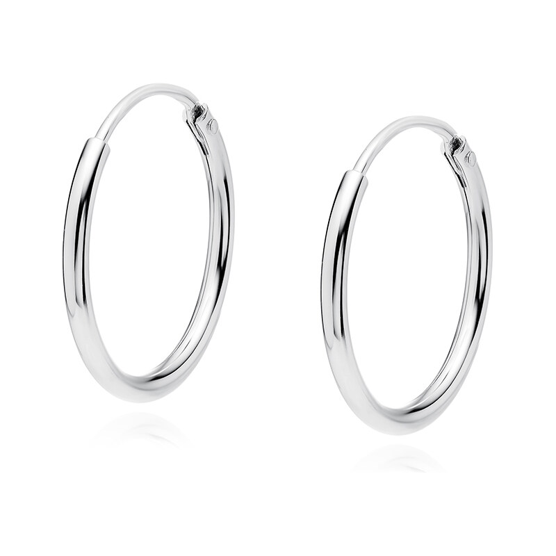 Olivie Stříbrné 10mm KROUŽKY 7163 108933205