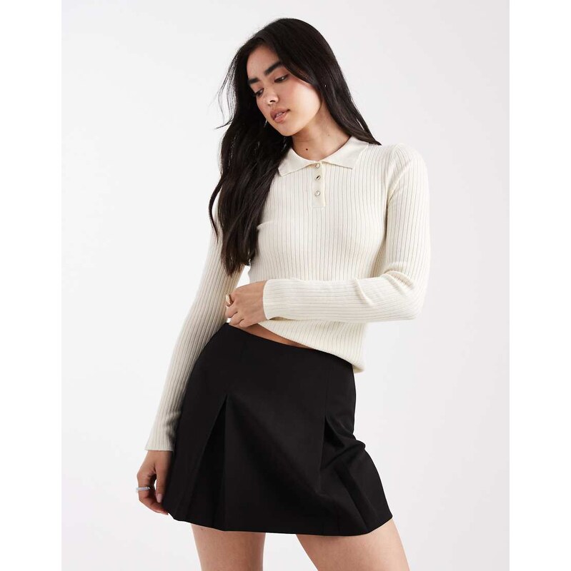 New Look skort in black