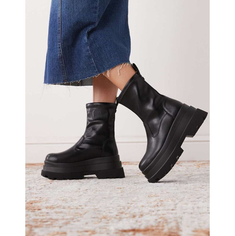 Buffalo Jupiter sock boot in black 109239700