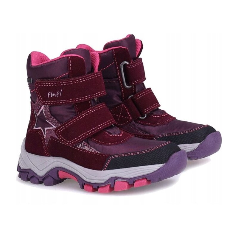 Emel zimní dívčí obuv s membránou Norfolk / EV 4207-1 108938146