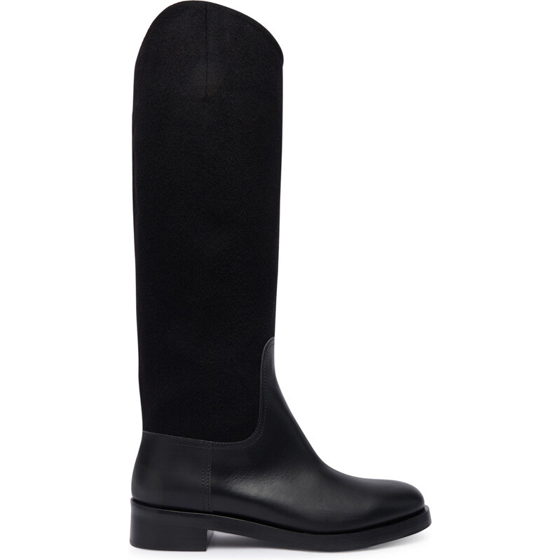 Kozačky ve vojenském stylu Max Mara 108938460