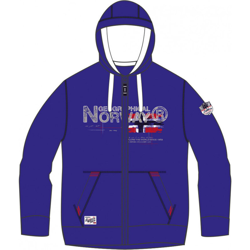 GEOGRAPHICAL NORWAY mikina pánská GISLAND MEN 100
