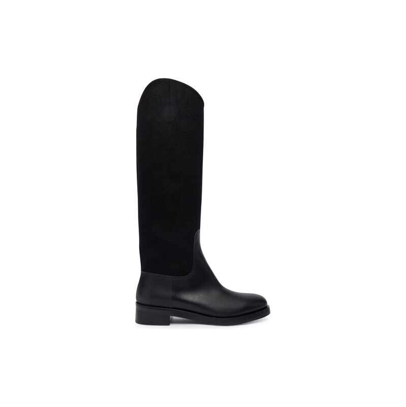 Kozačky ve vojenském stylu Max Mara 108942155