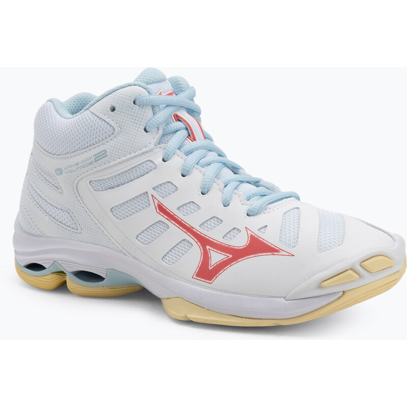 Dámské volejbalové boty Mizuno Wave Voltage 2 Mid white/calypso