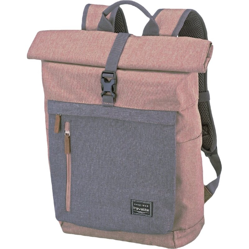 Travelite Basics Roll-up Backpack Rose 107256091