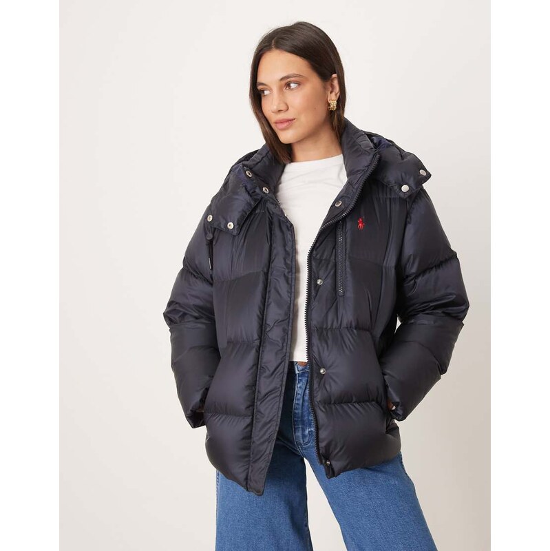 Polo Ralph Lauren icon logo puffer jacket in navy