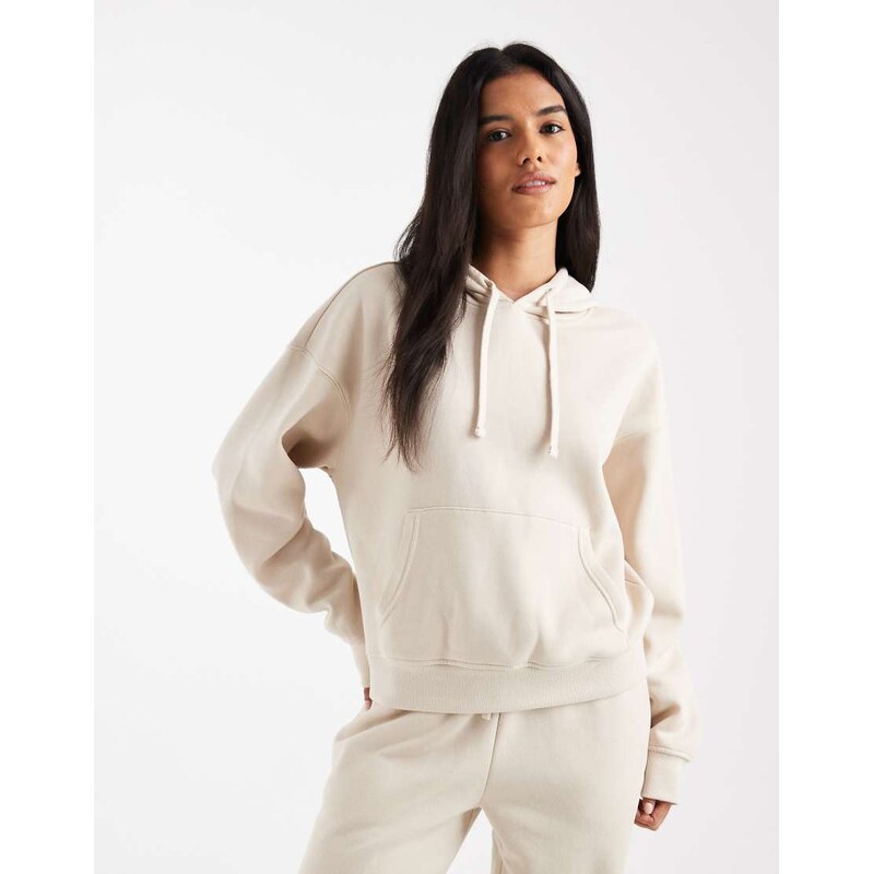 ONLY hoodie co-ord in stone-Neutral 112945745