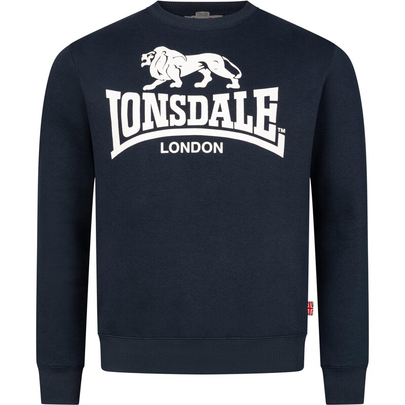 LONSDALE Mikina Go Sport námořnická modř / bílá