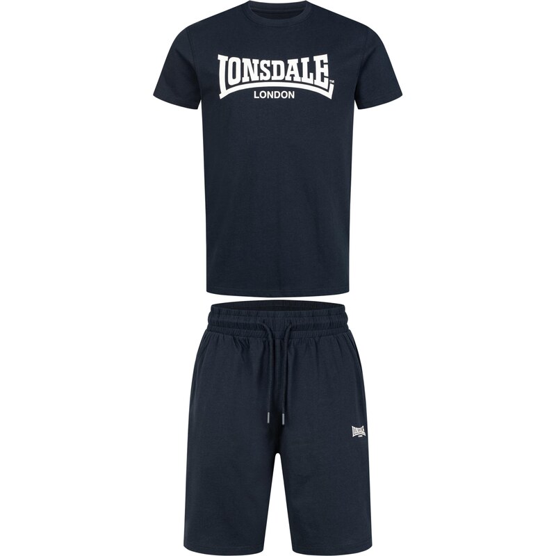 LONSDALE Joggingová souprava námořnická modř / bílá