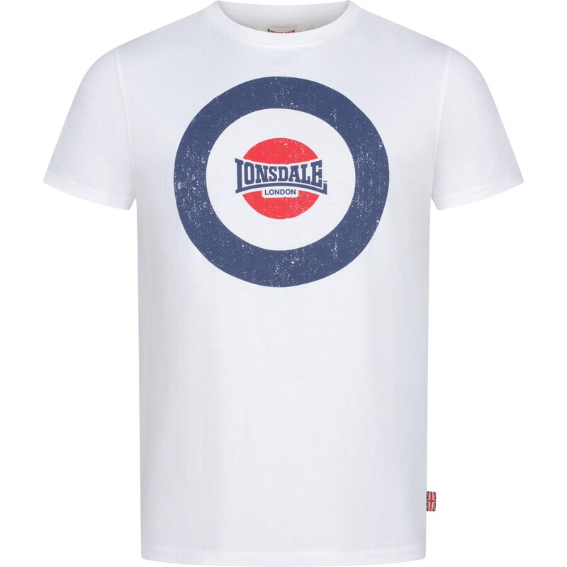 LONSDALE Tričko Trevose námořnická modř / červená / bílá