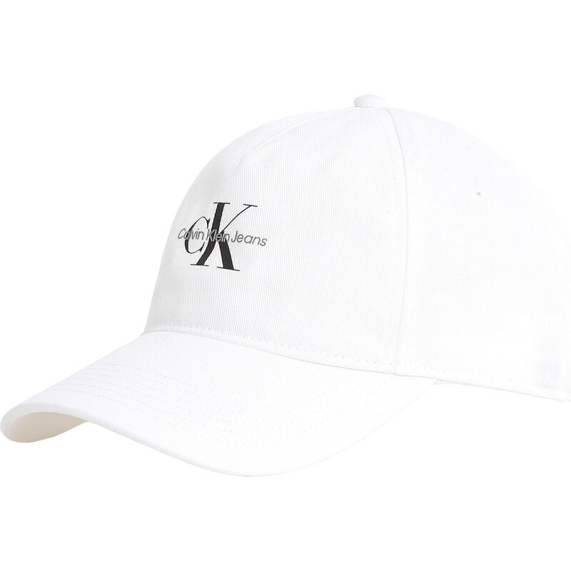 Calvin Klein Kšiltovka CK Monogram Baseball šedá / černá