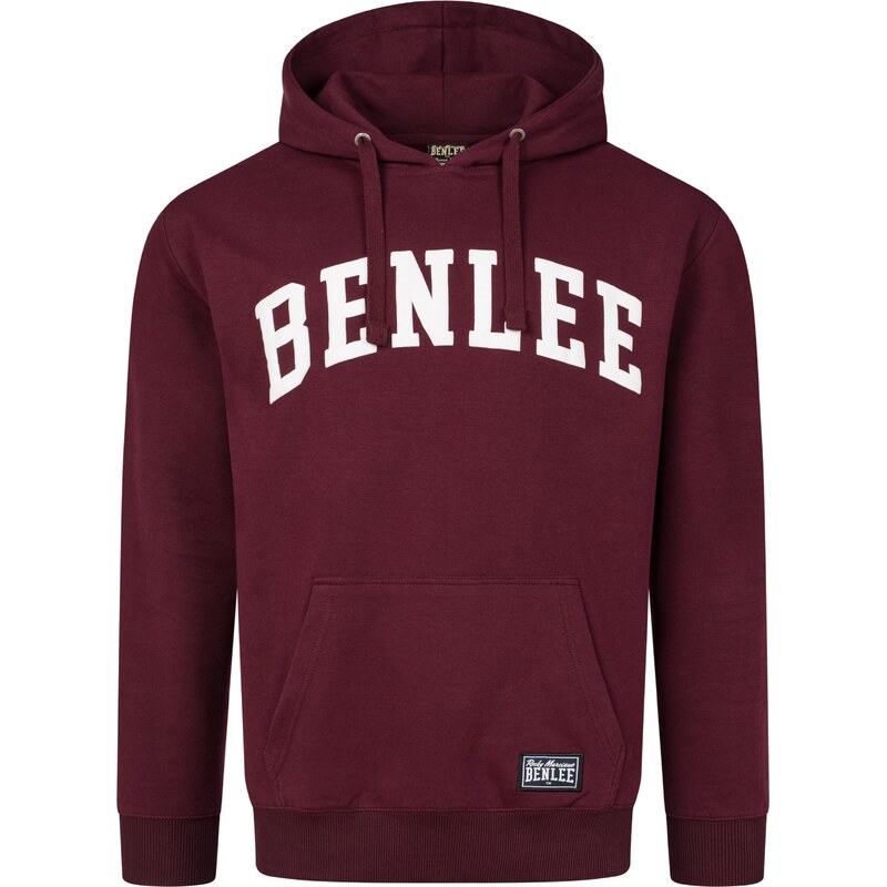 Benlee Sportovní mikina Ayden vínově červená / bílá