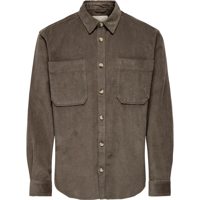 Only & Sons Košile ONSALp mokka