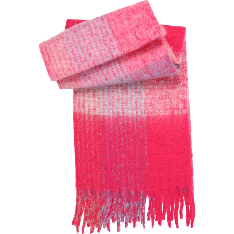 ONLY GIRLS Šála KOGSANNE světlemodrá / růžová / magenta