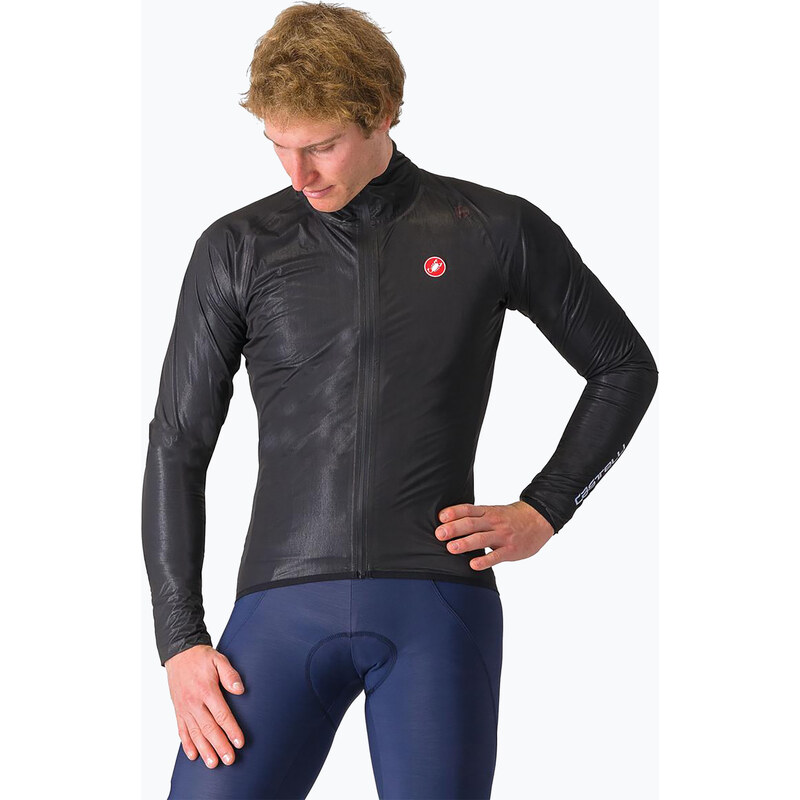 Pánská cyklistická bunda Castelli Squall Shell light black