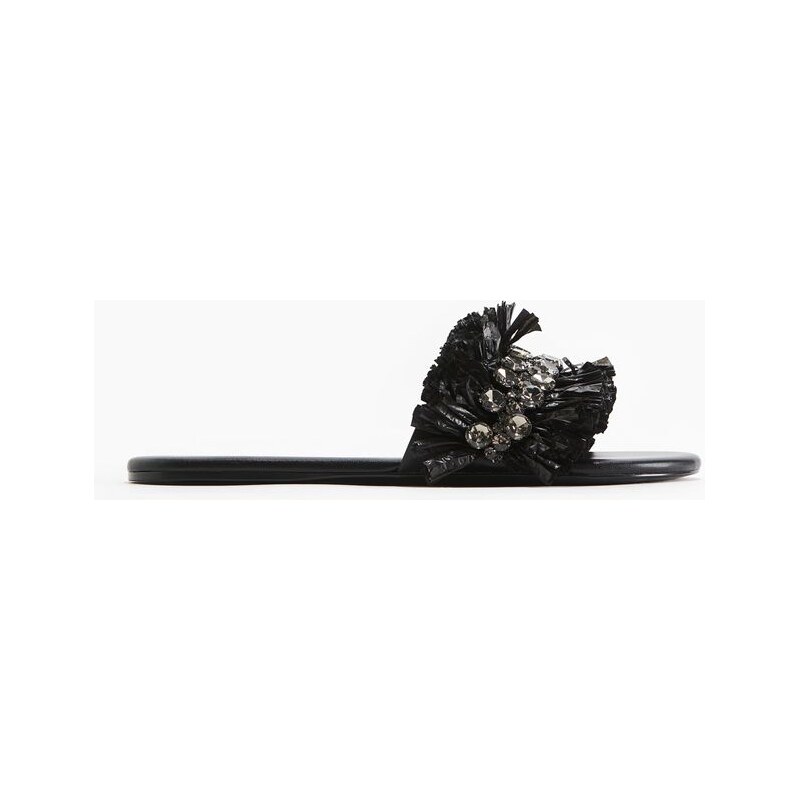 H&M - Štrasové sandály - černá 108128747
