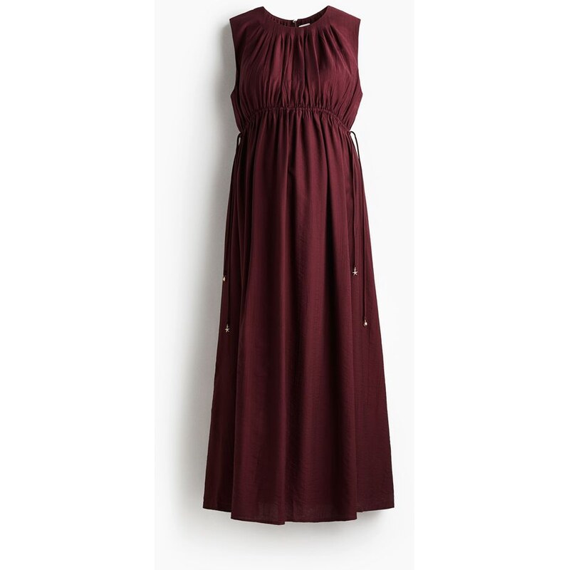 H&M - MAMA Šaty se stahovacími šňůrkami - červená 108128885