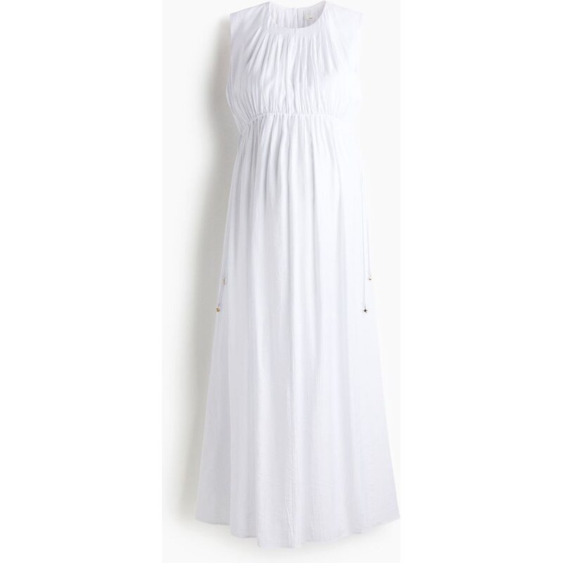 H&M - MAMA Šaty se stahovacími šňůrkami - bílá 108128951