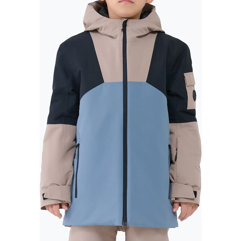 Dětská snowboardová bunda 4F M0837 light brown