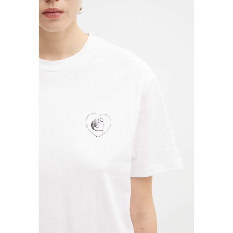 Bavlněné tričko Carhartt WIP W' S/S Hearts Of Hartts T-S
