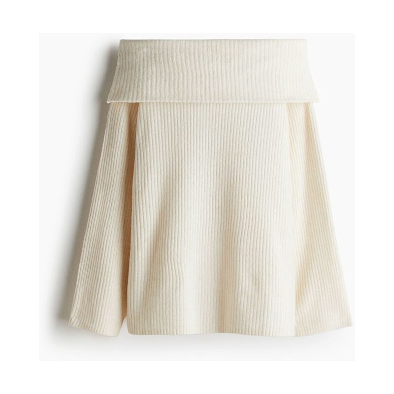 H&M - Svetr odhalující ramena - Světle Béžová