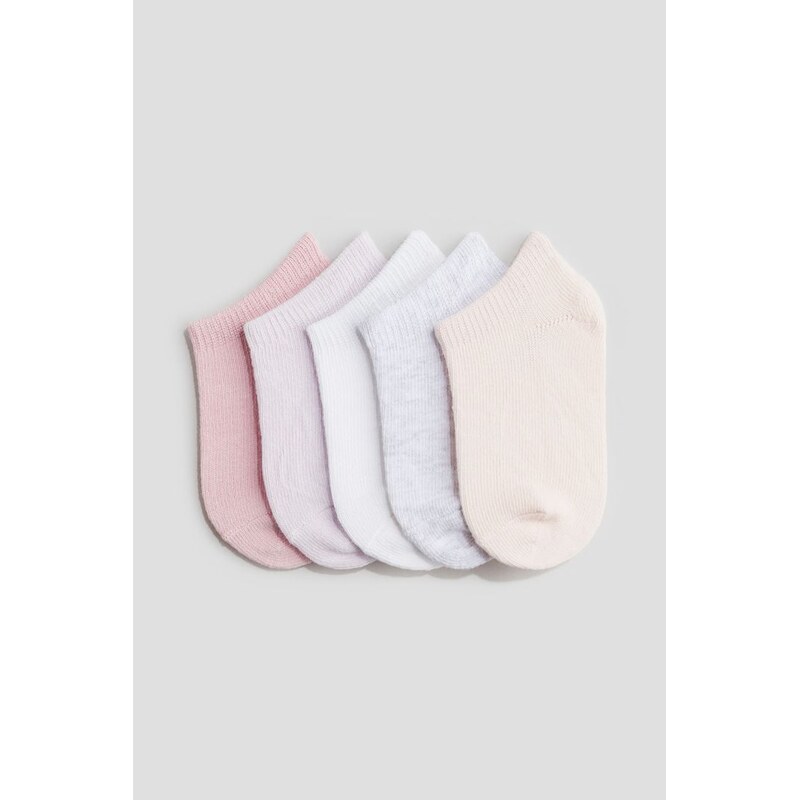 H&M - Sportovní ponožky 5 párů - fialová 108134389