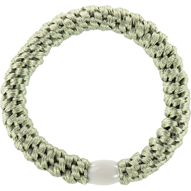 Gumička do vlasů Kknekki Dusty Lind Green