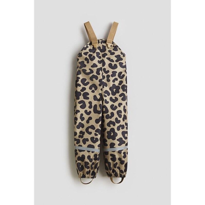 H&M - Rain trousers - Béžová/Leopardí Potisk
