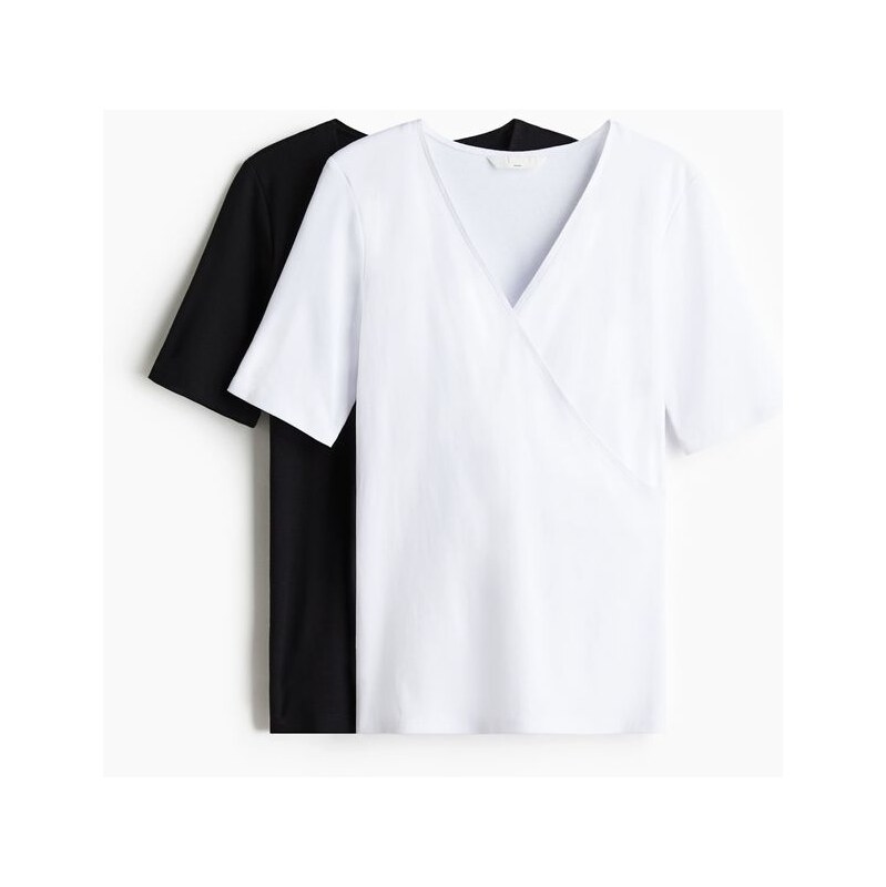 H&M - MAMA Top na kojení 2 kusy - bílá 108137767