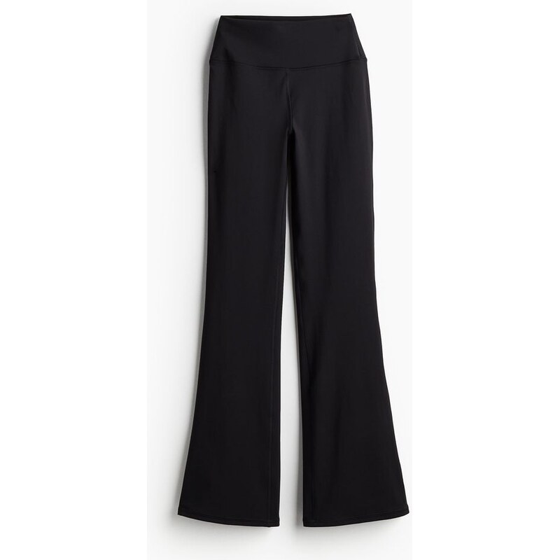 H&M - Sportovní legíny Flared DryMove - černá 108138516