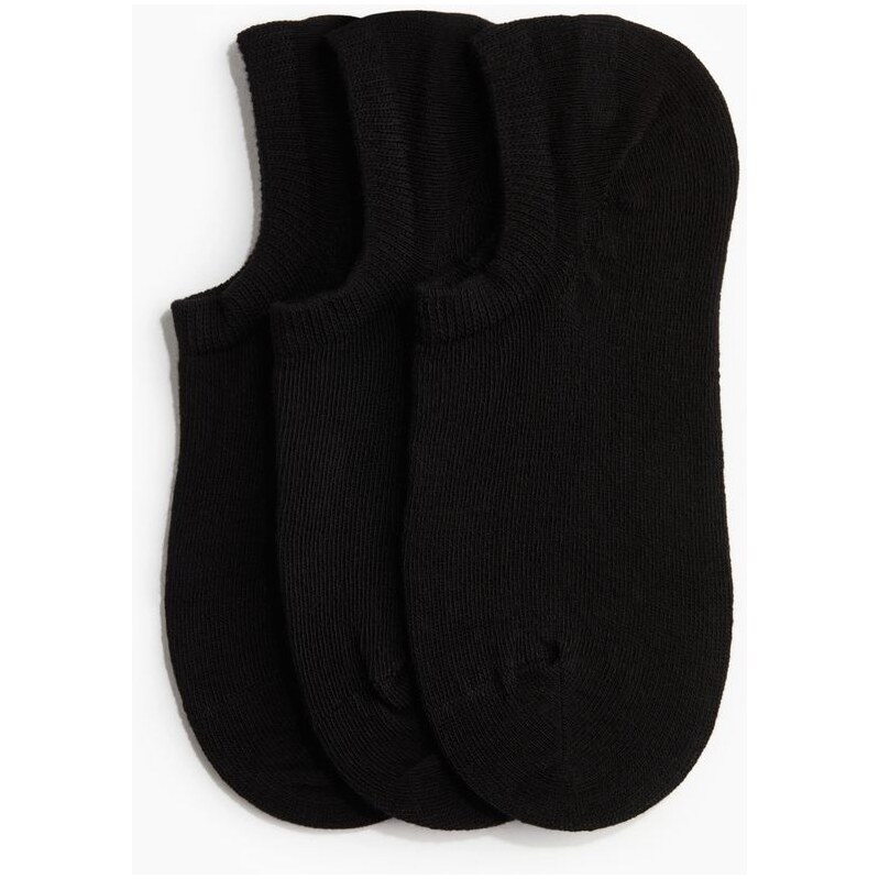H&M - Sportovní ponožky 3 páry - Černá