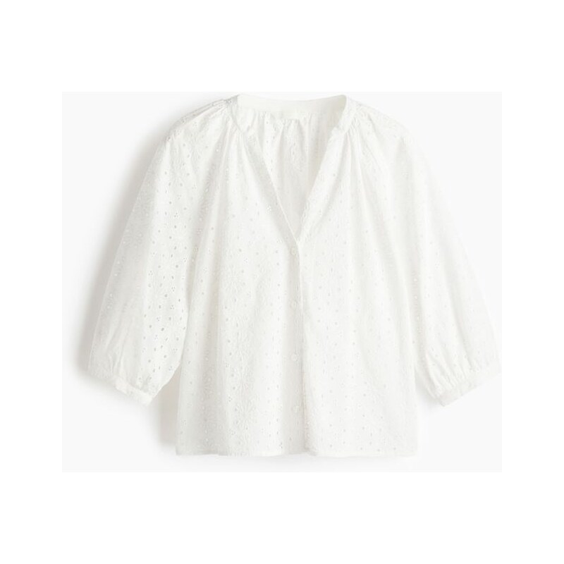 H&M - Halenkas madeirou - bílá 108158969