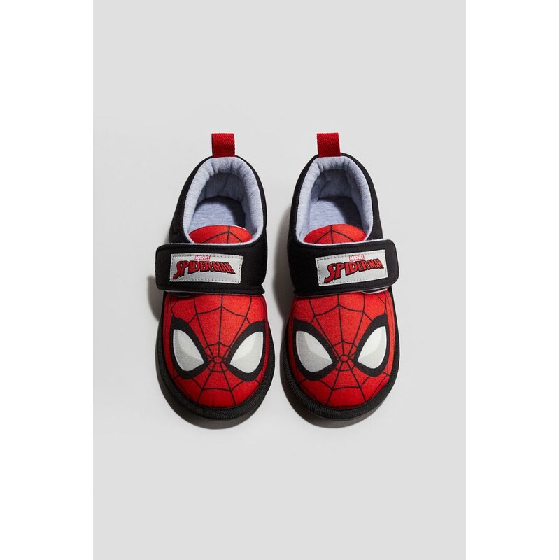 H&M - Bavlněné bačkorys potiskem - Červená/Spiderman