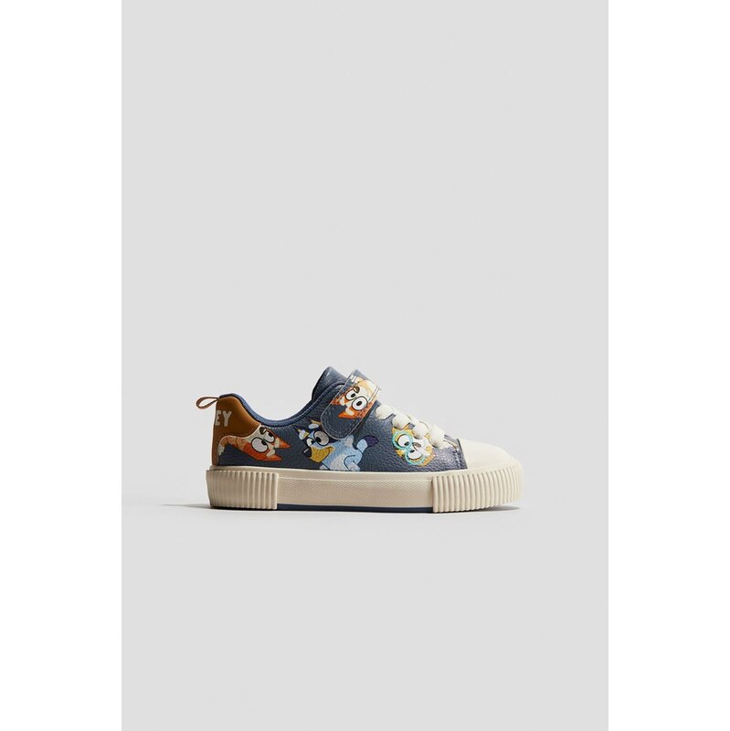 H&M - Teniskys potiskem - Modrá/Bluey