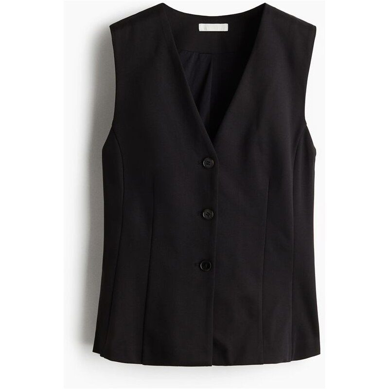 H&M - Vesta peplum - Černá