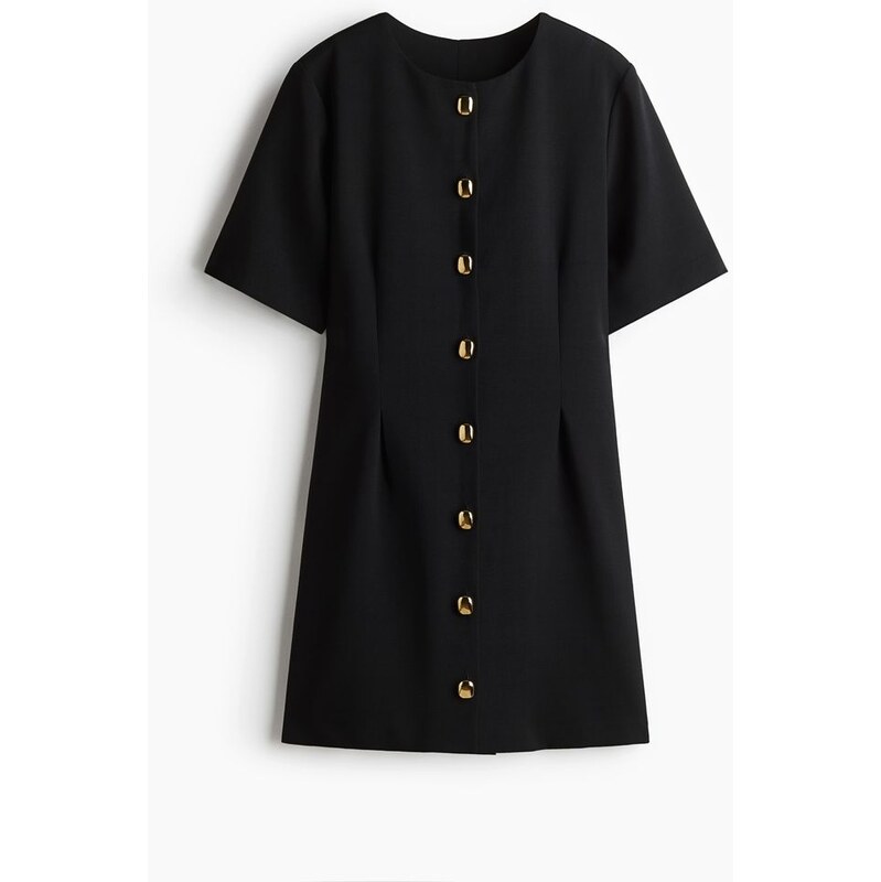 H&M - Propínací šaty - Černá