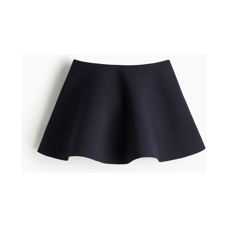 H&M - Kolová sukně - Námořnická Modř