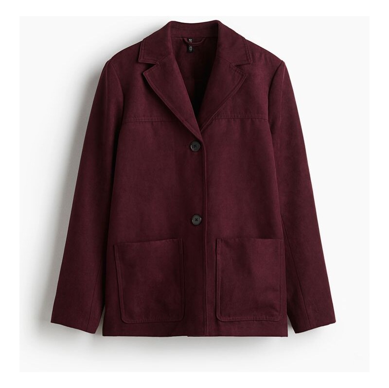H&M - Sako - Švestková Červená