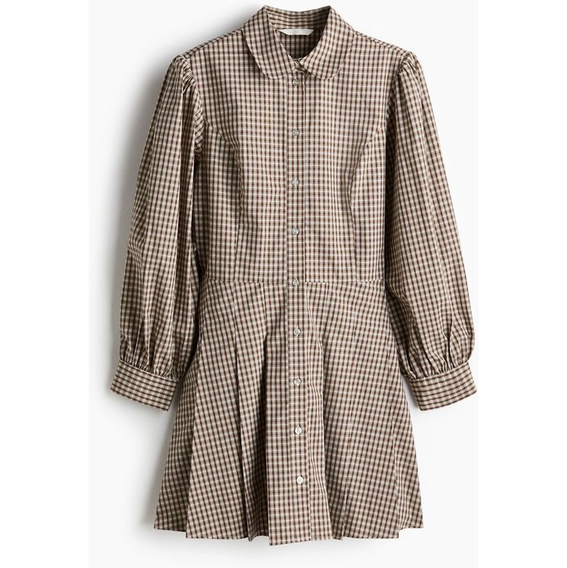 H&M - Košilové šaty - béžová 108304798