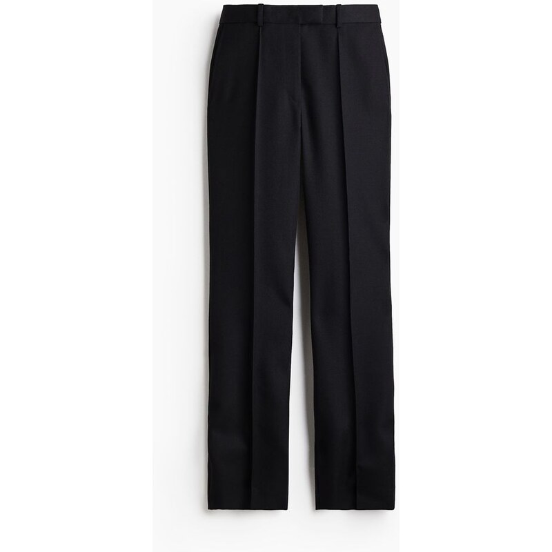 H&M - Elegantní vlněné kalhoty - černá 108373708
