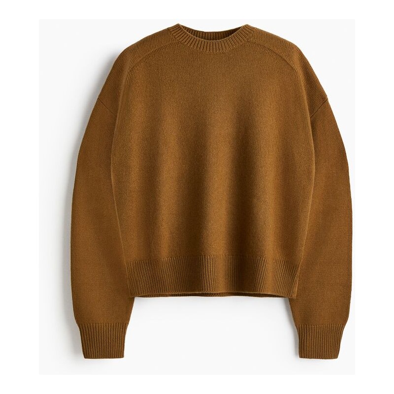 H&M - Svetr z kašmírové směsi - béžová 108373706
