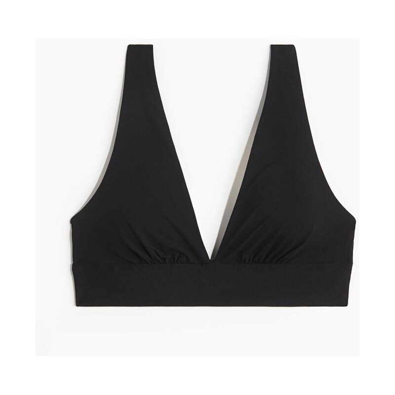 H&M - Vyztužená měkká podprsenka z mikrovlákna - Černá