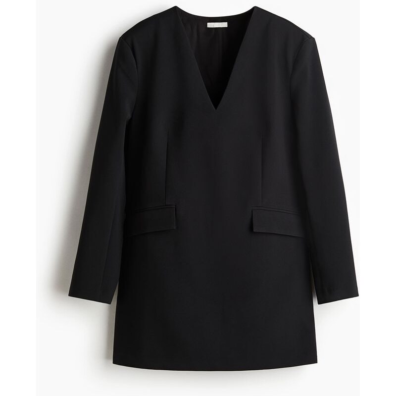 H&M - Šatys výstřihem do V - Černá