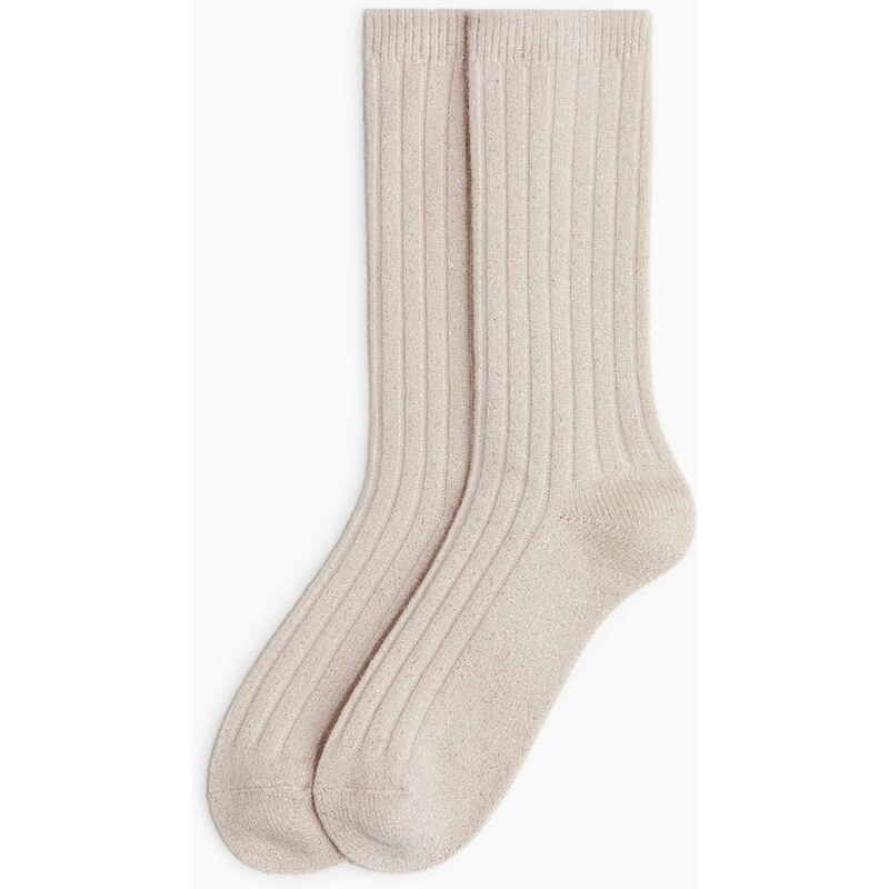 H&M - Třpytivé ponožky - růžová 108529662