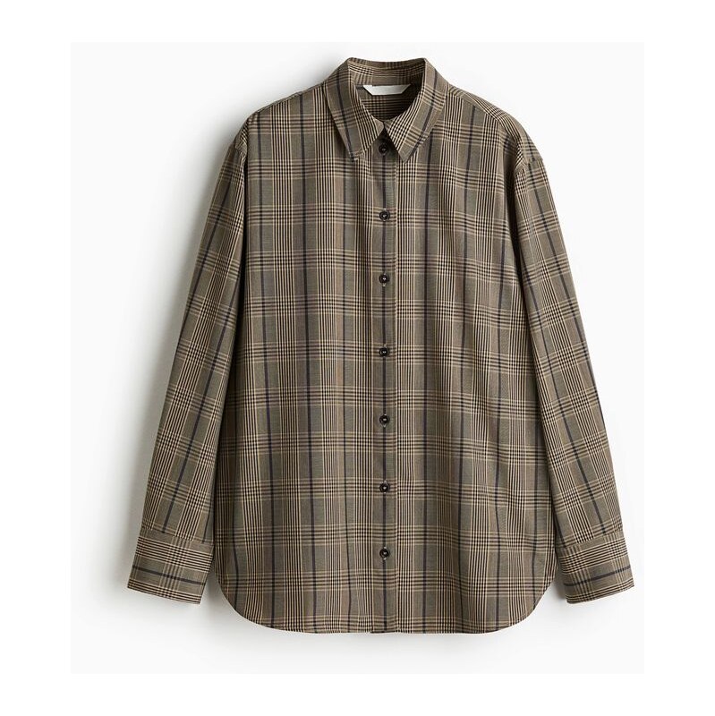 H&M - Oversized košile - béžová 108566493