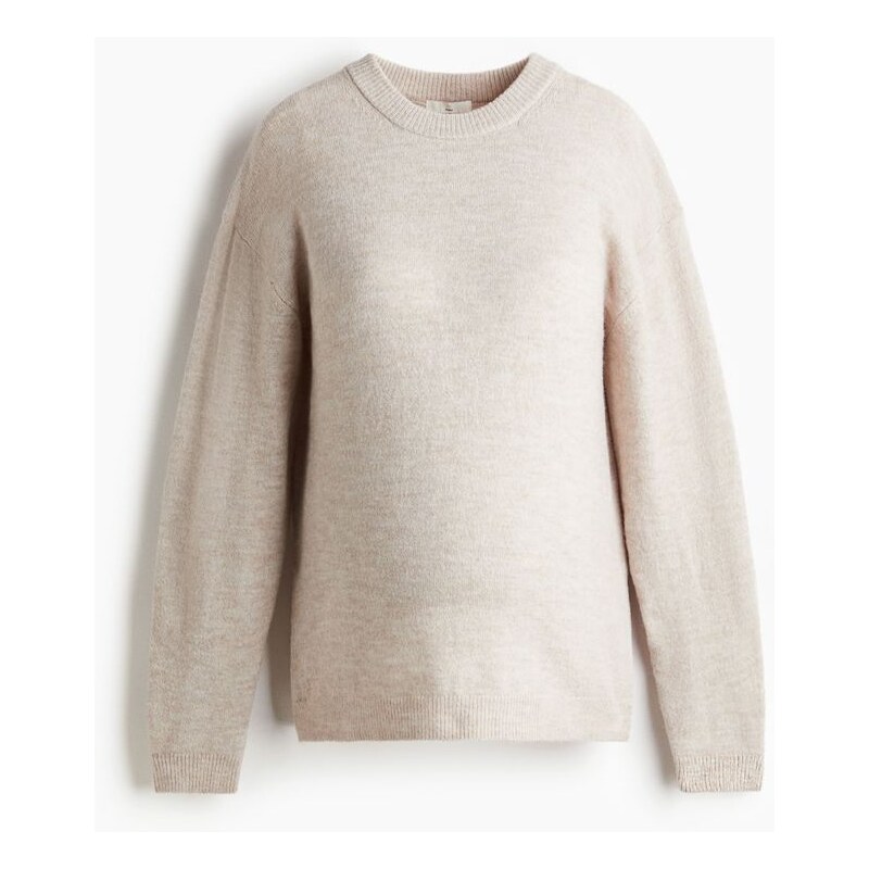 H&M - MAMA Svetrs rozparky - hnědá 108669220